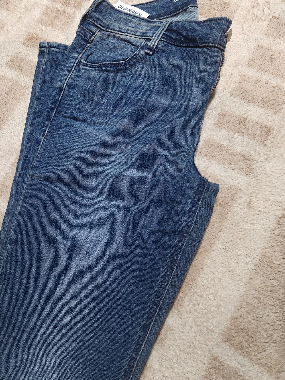 Old Navy Women's Dark Blue Stretch Jeans